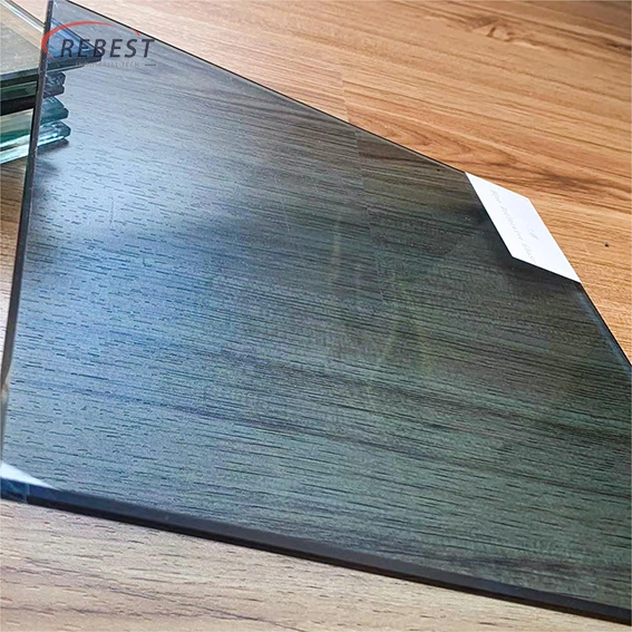 3mm-12mm Tinted Solar Reflective Float Glass with Green Blue Grey Bronze Colors Optional