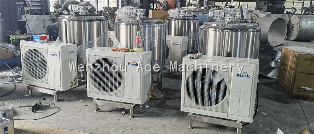 Best Price Stainless Steel SUS304 316 100L - 20000L Milk Chiller Machine Dairy Cooler Tank Milk Cooling Tank Storage Tank