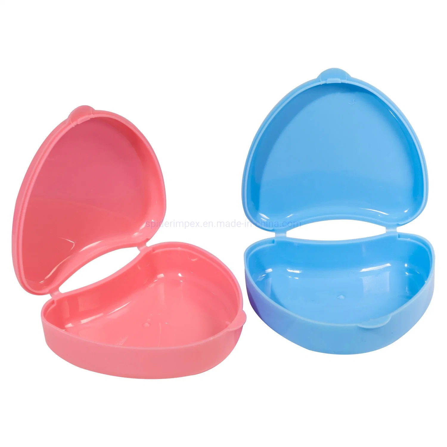 Hot-Selling Convenient Small Heart-Shaped Dental Orthodontic Retainer Aligner Case for Travel