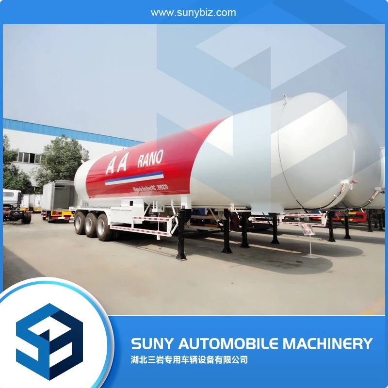 LPG Tank Trailer 56000 Liters 3 Axles Liquid Petroleum Gas Truck Semi Trailers