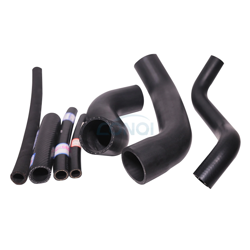 Customized Black High Pressure Flexible Rubber Hydraulic Engine Diesel Fuel Oil Hose Pipe Tube NBR Nitrile Tank Intake Hose