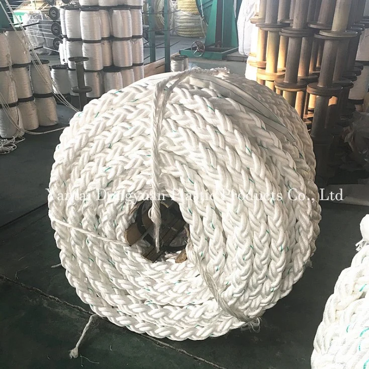 8 Strands Polypropylene Rope for Mooring Marine Danline Multifilament Hawser Rope 40mm 64mm 80mm