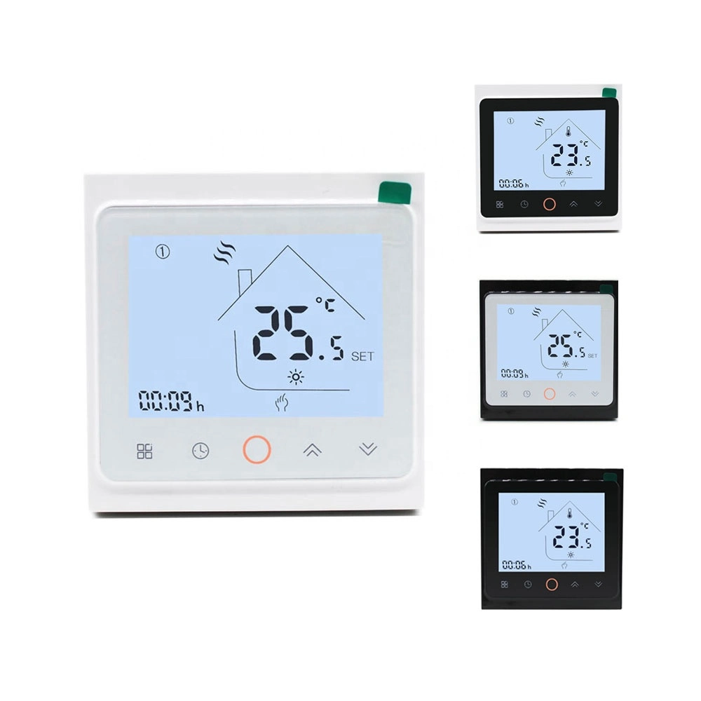 Customize Wi-Fi Smart Thermostat Google Alexa Digital Voice Control Electric Floor Heating Room Temperature Controller Htw-Ht03