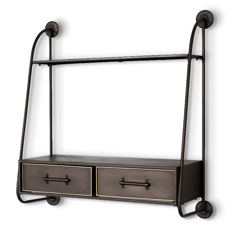 Iron Rack with Storage Box