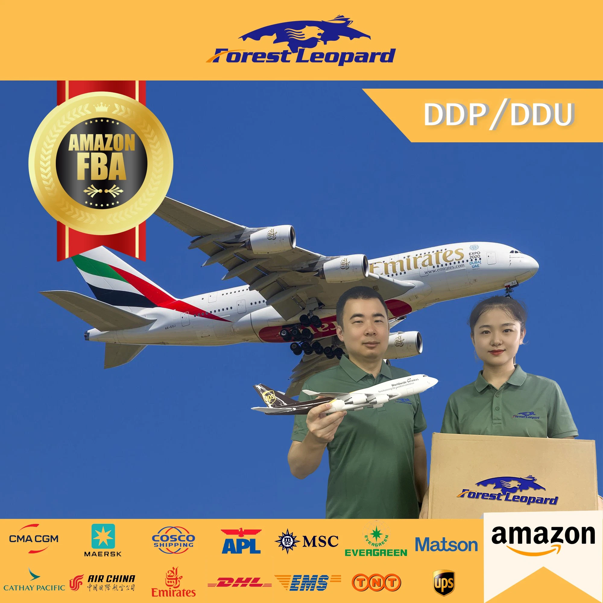 DDP-Versandstelle nach USA Kanada China Air Sea Freight Spediteur nach Frankreich Deutschland Amazon Cargo Versand nach Großbritannien Amazon Günstiger Preis