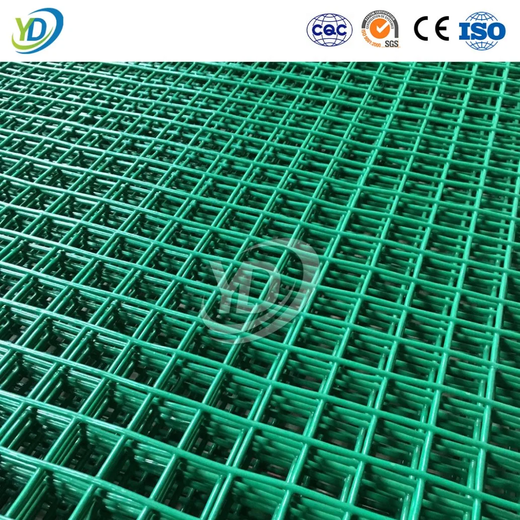 Yeeda Wire Mesh 4 Gauge Malha de Arame Soldada Atacadistas da China Painéis de Malha de Arame Revestidos de PVC Preto com 800 mm de Largura Usados para Cerca de Arame Soldado de 48.