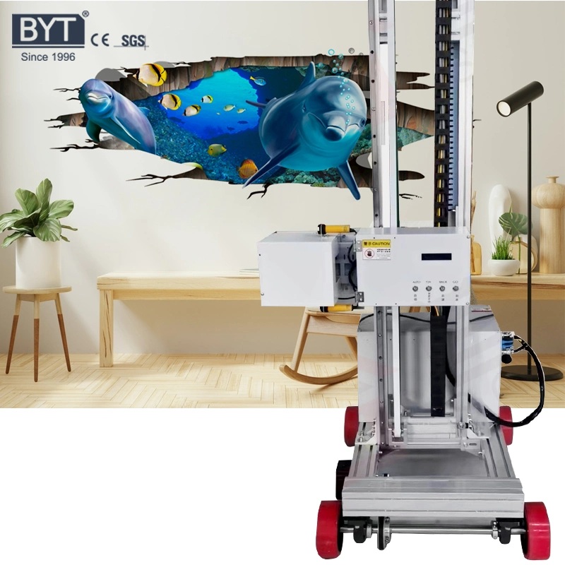 حبر UV CMYK+W Color Painting Machine مناسب للبيئة لحائط PVC الطابعة