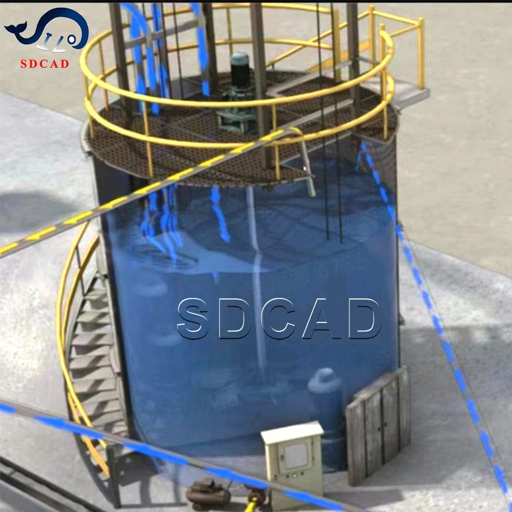 Sdcad Large Scale Diesel Fuel/Water/Liquid Bulk Liquid Storage Containers