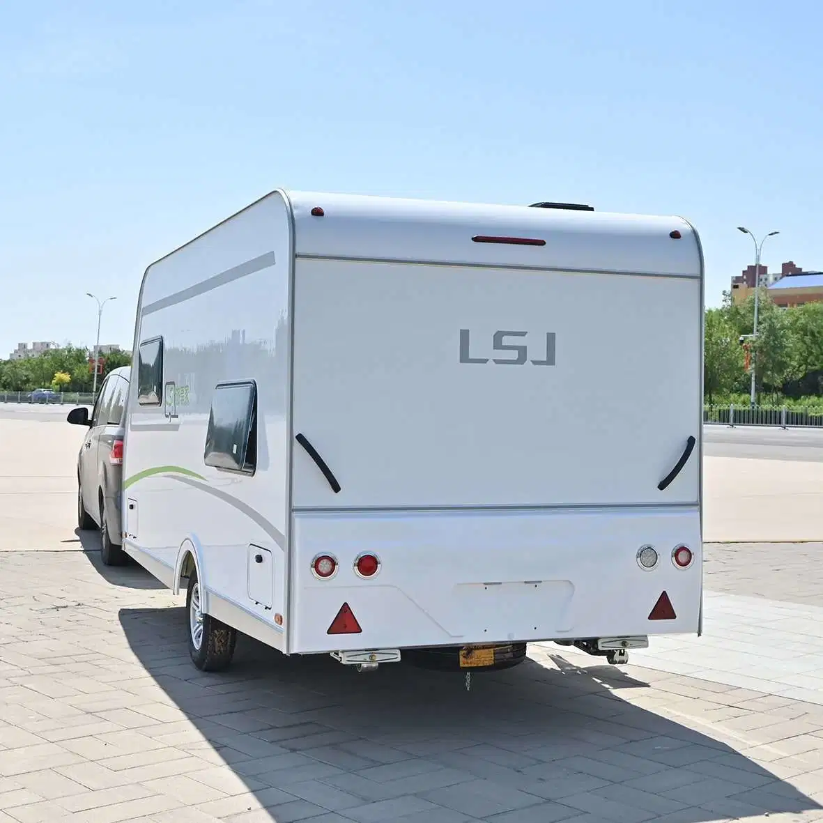 Enclosed Small Fiberglass Cargo Trailers Cover Quick Release Wheels