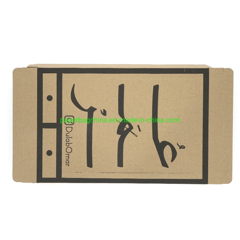 Wholesale/Supplier Single Black Eco-Friendly Kraft Paper Packing Corrugated Boxes