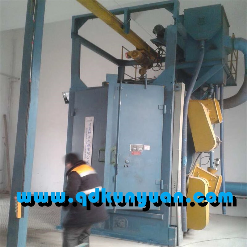 Hanger Shot Blasting Machine for Casting Steel Structure Aluminum Parts Rust Cleaning Abrator