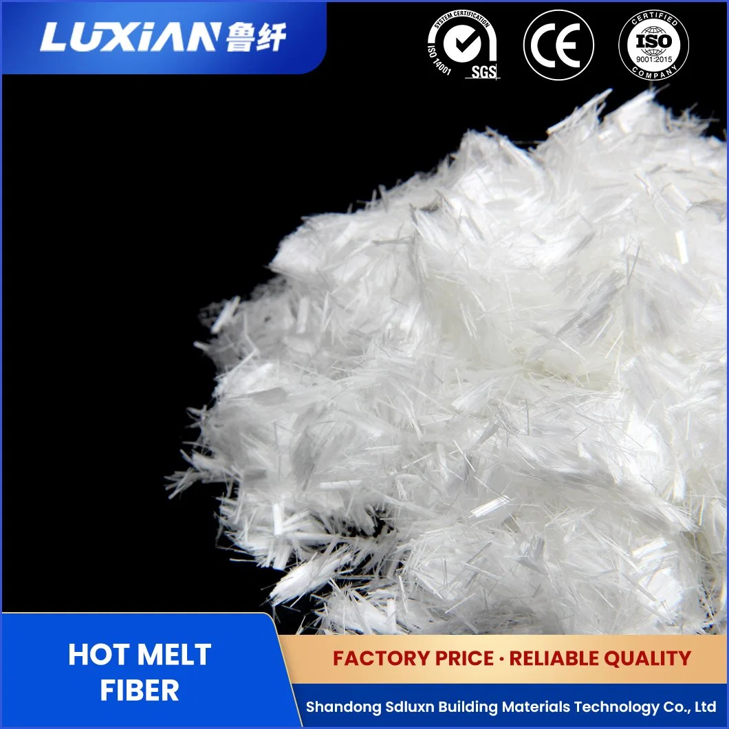 Sdluxn kurze Filament OEM maßgeschneiderte synthetische Harz LX DR-160 Polypropylen Fiber China Verbessern Gesamtfestigkeit Anti-Explosion Fiber Factory