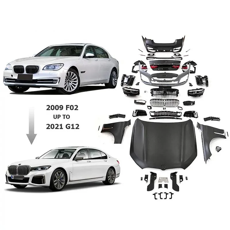 Body Kit for BMW 7 Series G11/G12 Old Upgrade to New Style Full Set of PP Material Parts Seamless Installation