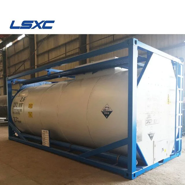 Original Factory Sells ISO 20-Foot Hydrochloric Acid/Phosphoric Acid Chemical Liquid Tank Containers/ Customized Various Tank Conta