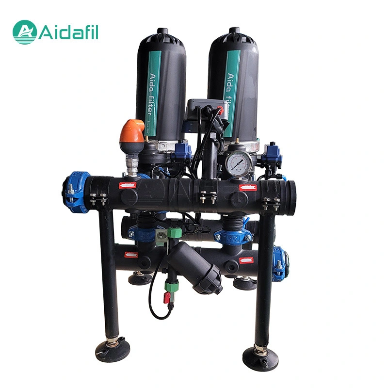 Aida Factory Supply Disc Filter 3 Inch 2 Units T Type Auto Disc Irrigation Filter System Ldlf-2-3''t