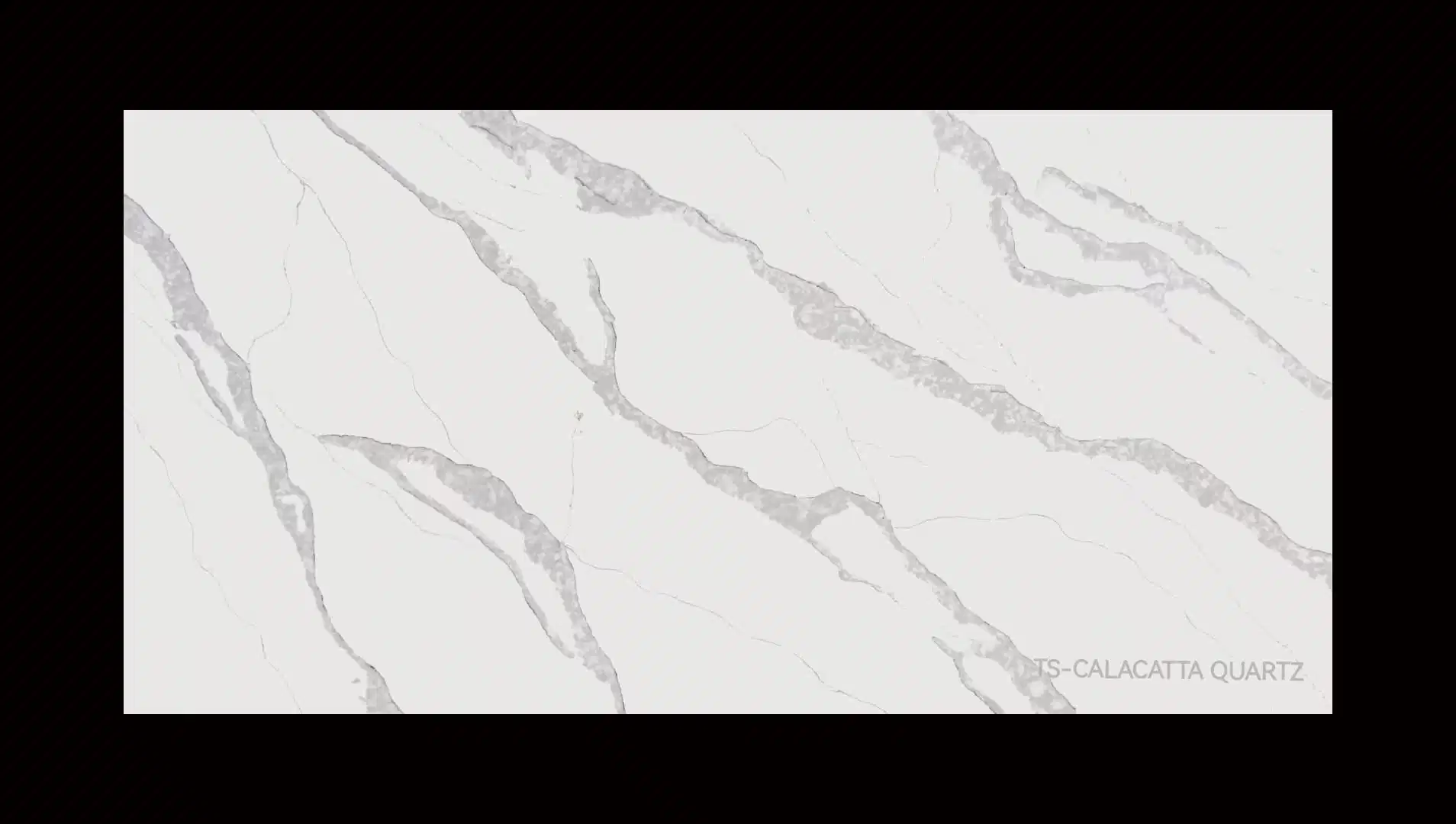 Calacatta blanc Quartz Slab bon prix Pierre artificielle Cuarzo pour Comptoir