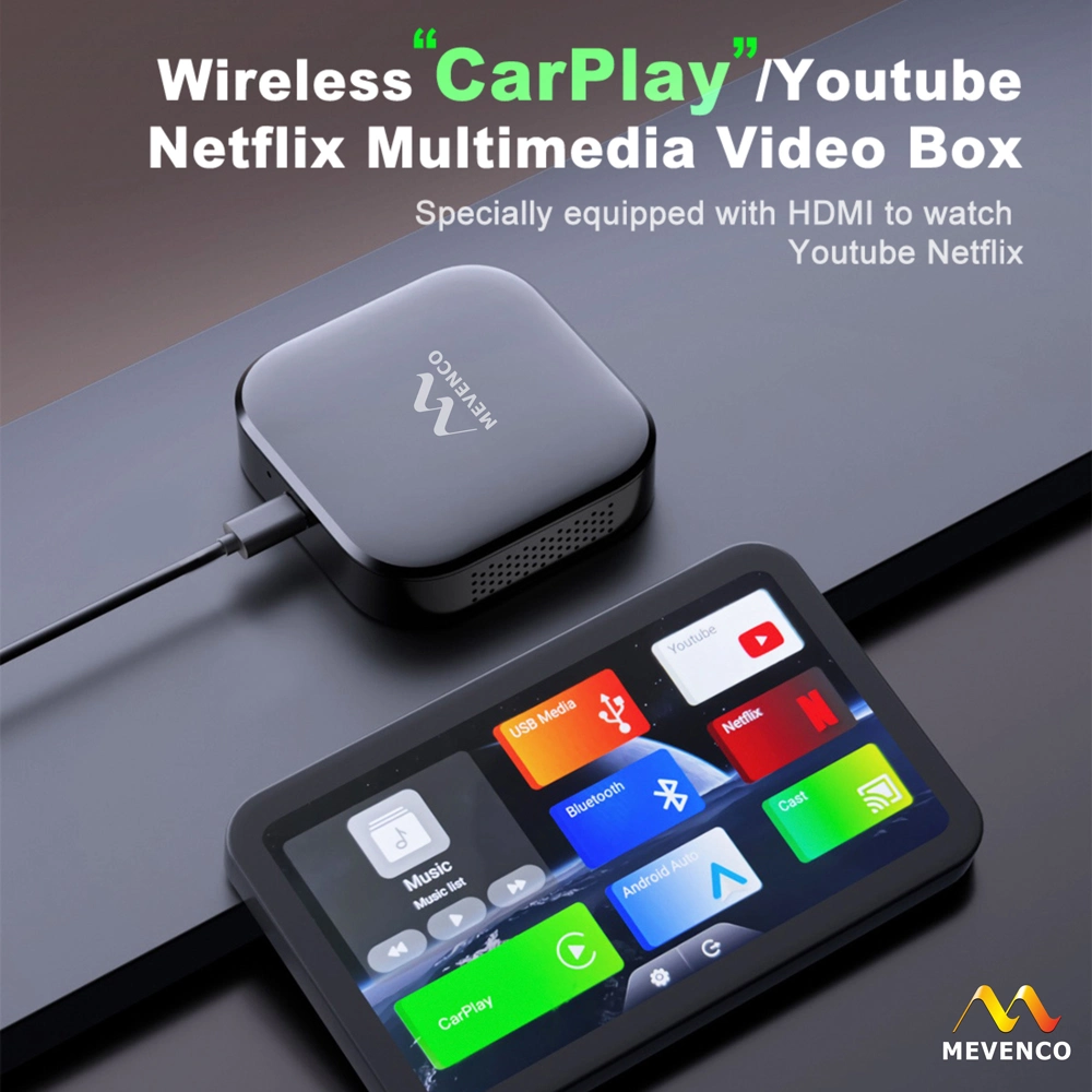 CarPlay Ai Box sistema Android 11 con cable CarPlay actualización inalámbrica CarPlay para Youtube Netflix