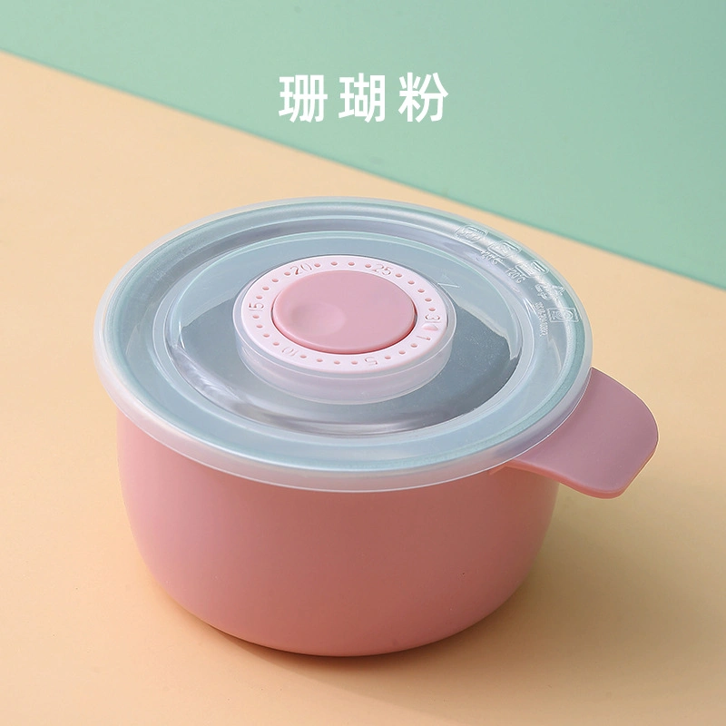 304 Stainless Steel High quality/High cost performance  Rice Soup Noodle Portable Bowl with Lid