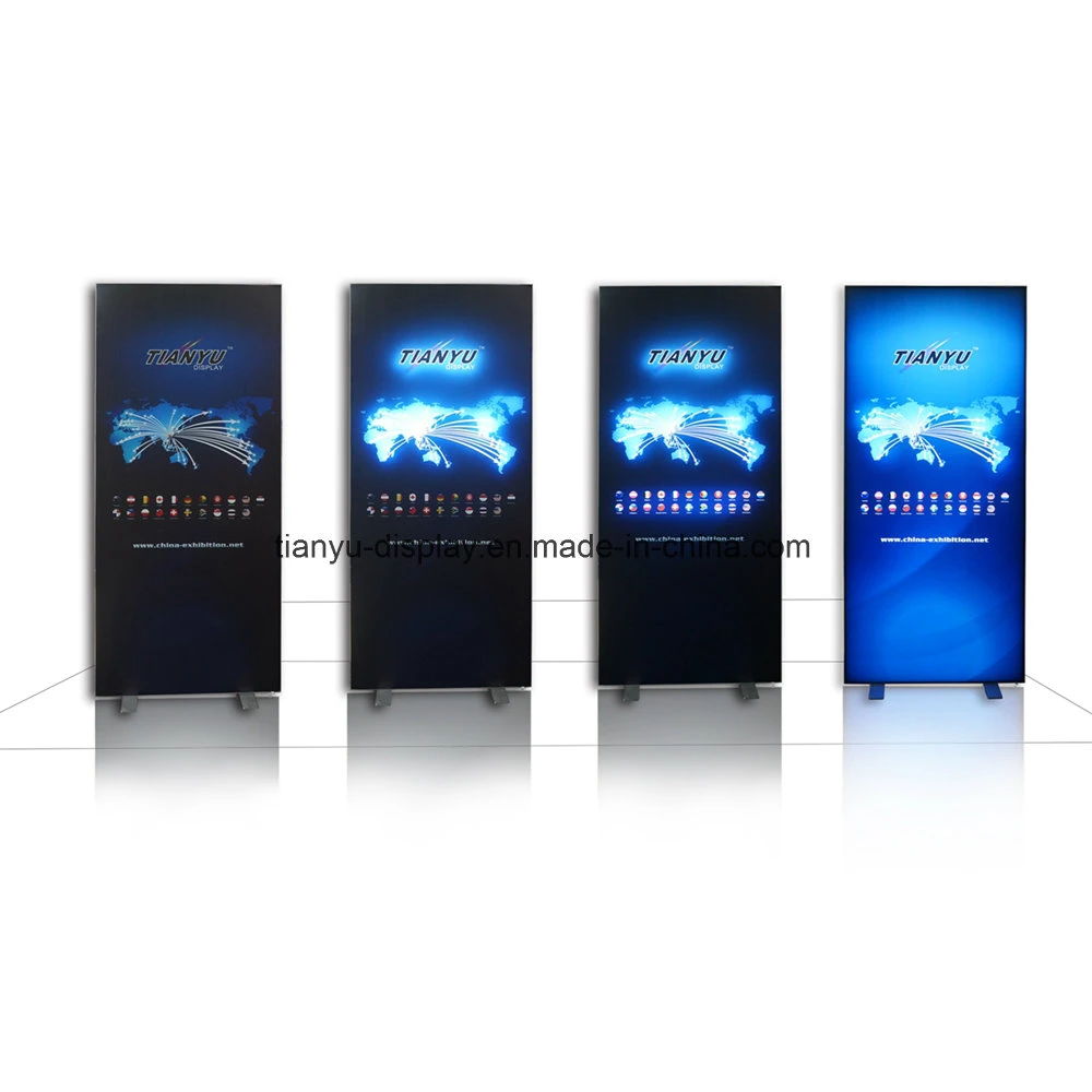 LED Fabric L Shape Lightbox for Advertising Commercial Application Exhibition Booth Display Equipment