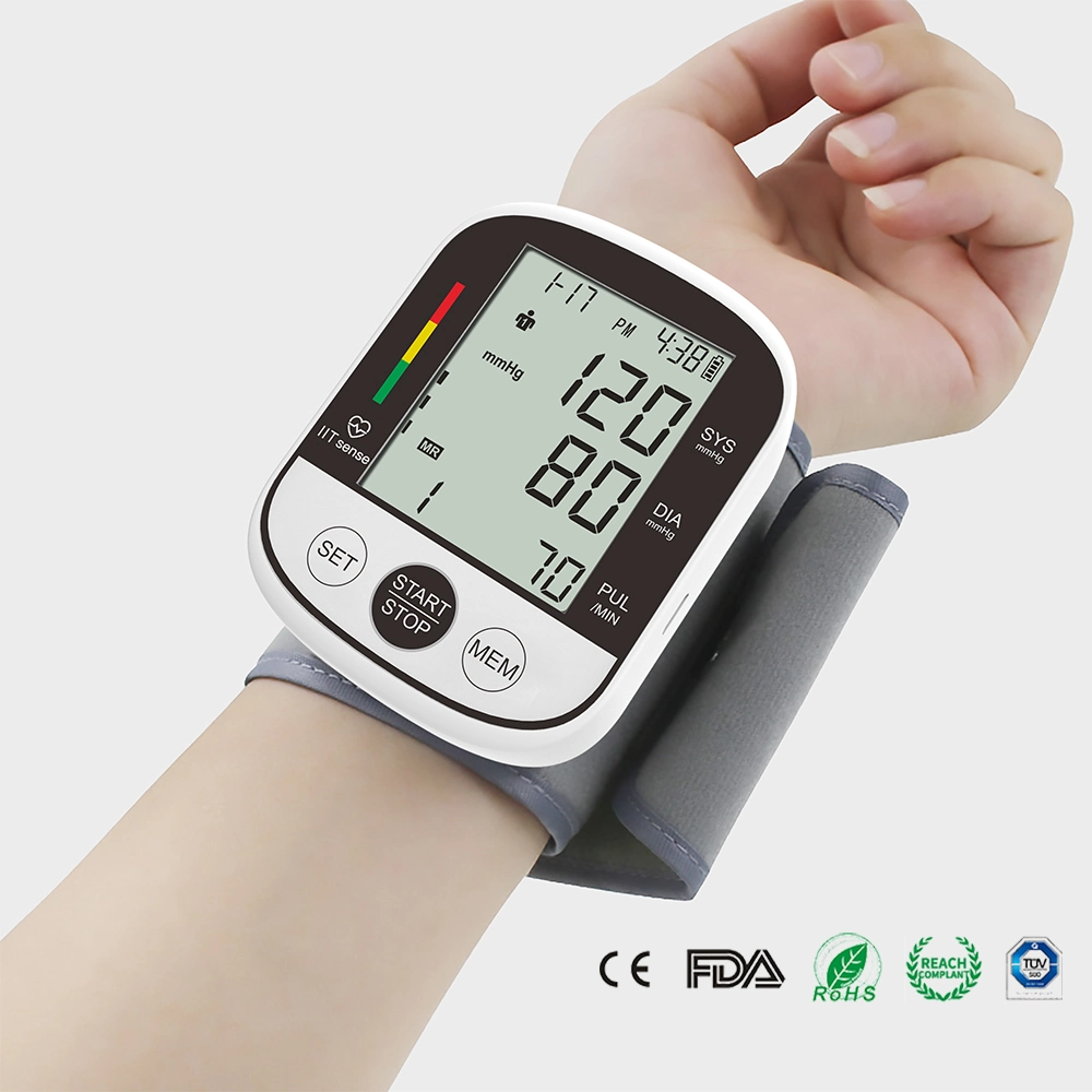 New Promotion Wrist Blood Pressure Monitor Sphygmomanometer OEM