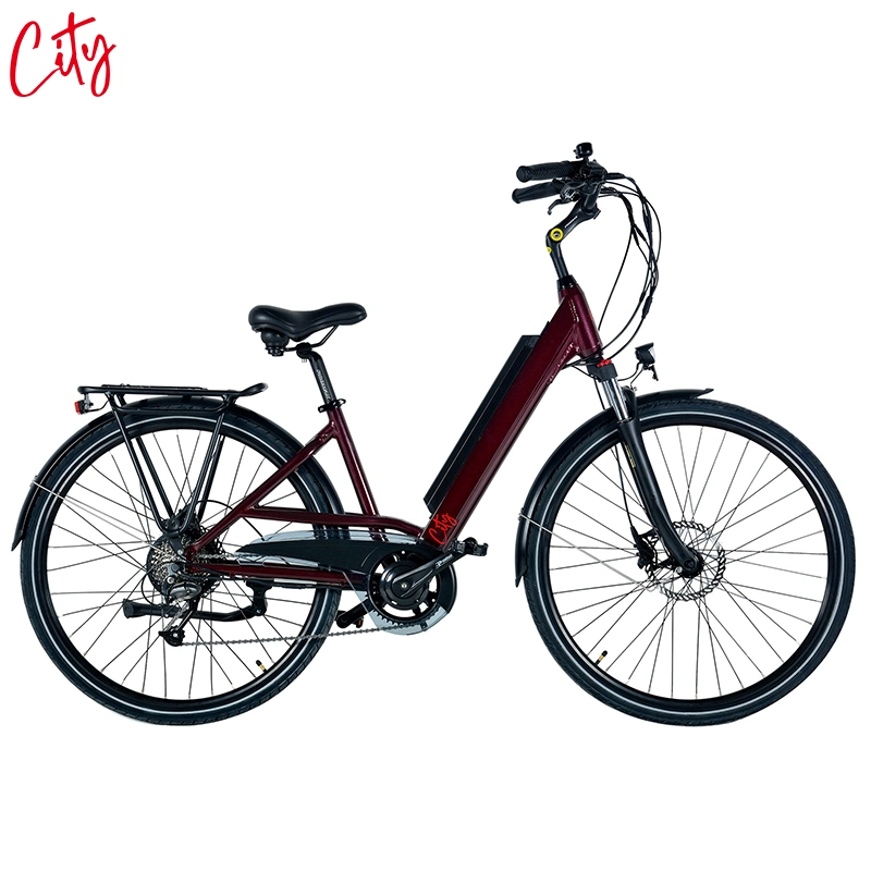 La Chine rouge 250W Ebike de gros d'usine vélo électrique roue 26"