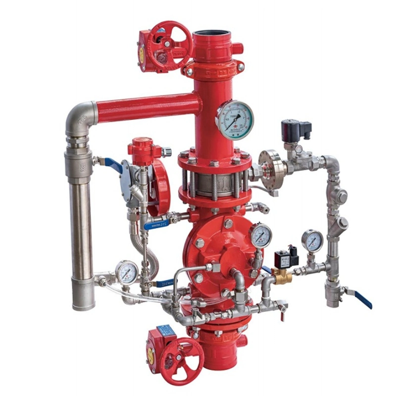 Fire Fighting Engineering Equipment Diaphragm Deluge Alarm Valve