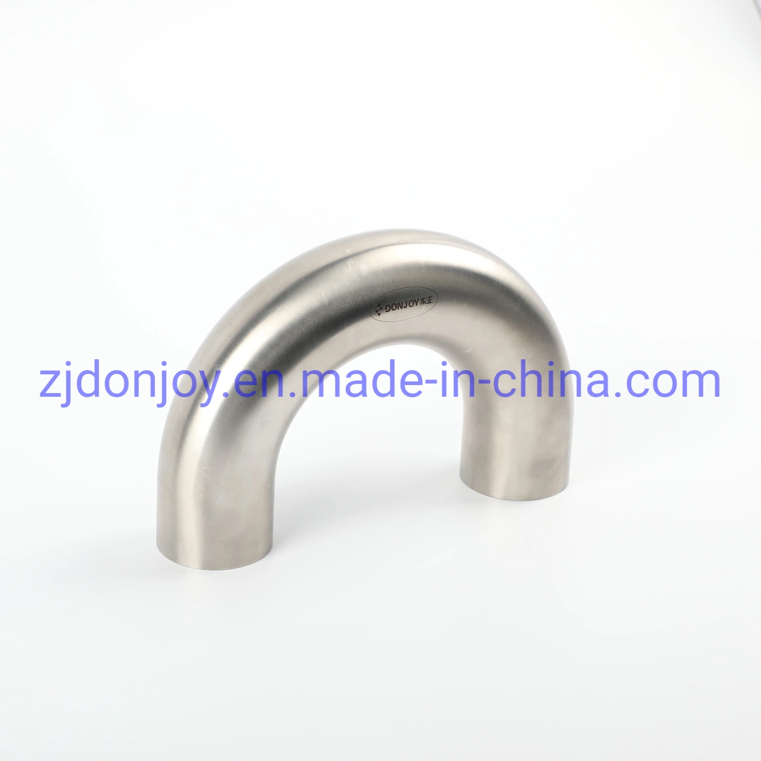 Stainless Steel 304 Welded 180 Degree Elbow Polished