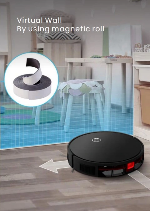 Hikins 888 Coleccionador de pó Smart Home Appliances Robot Vacuum Cleaner