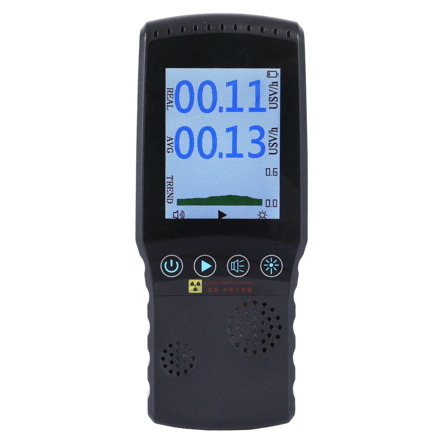 2023 Digital Alarm Reader Geiger Counter Dosimeter Nuclear Food Radiation Meter Detector Radiometer for Radiation Measurement