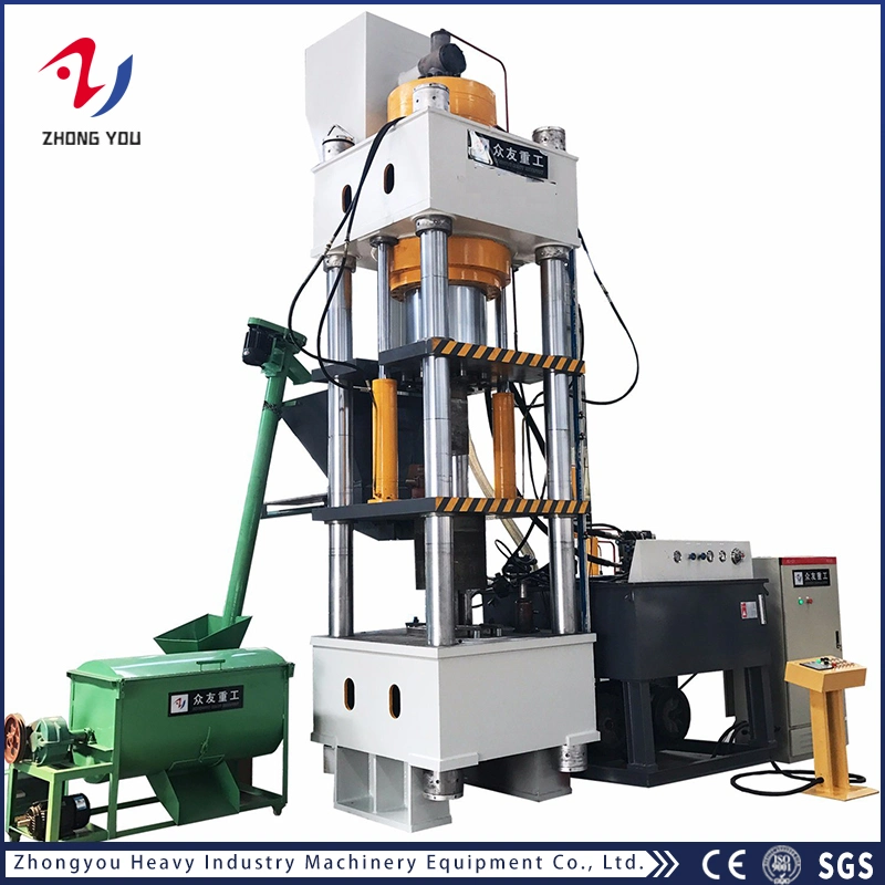 Máquina automática de prensado de bloques de sal hidráulica para la producción de ladrillos.