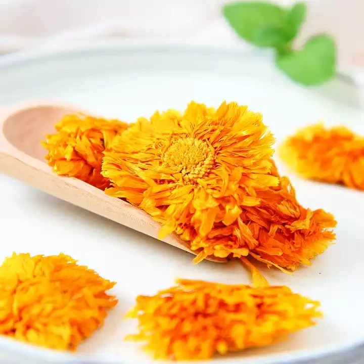 Les prestations de santé Herbe séchée Calendula officinalis Fleur de thé séché Marigold pétales