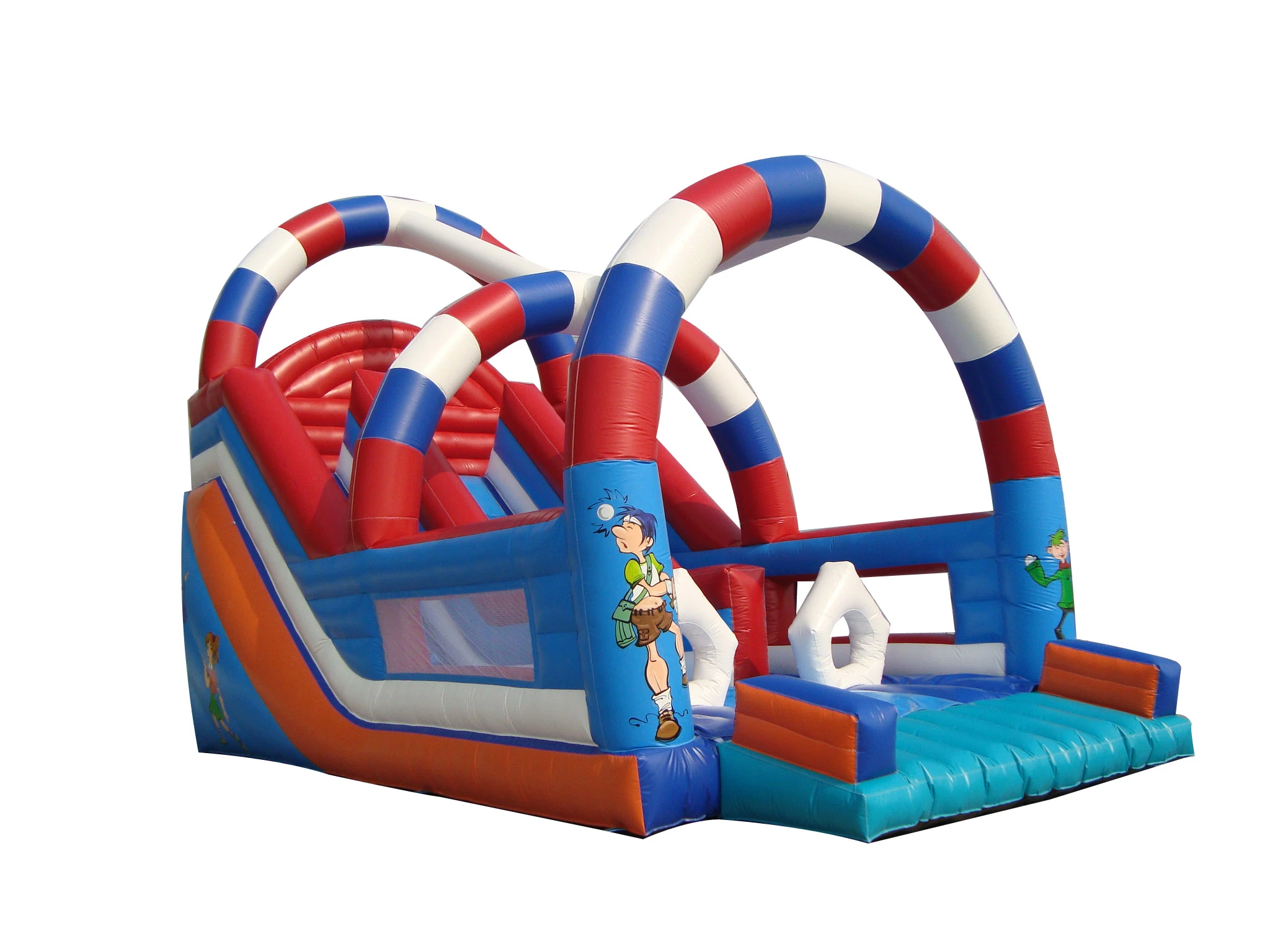 Alien Jumping Slide Inflatable Playground