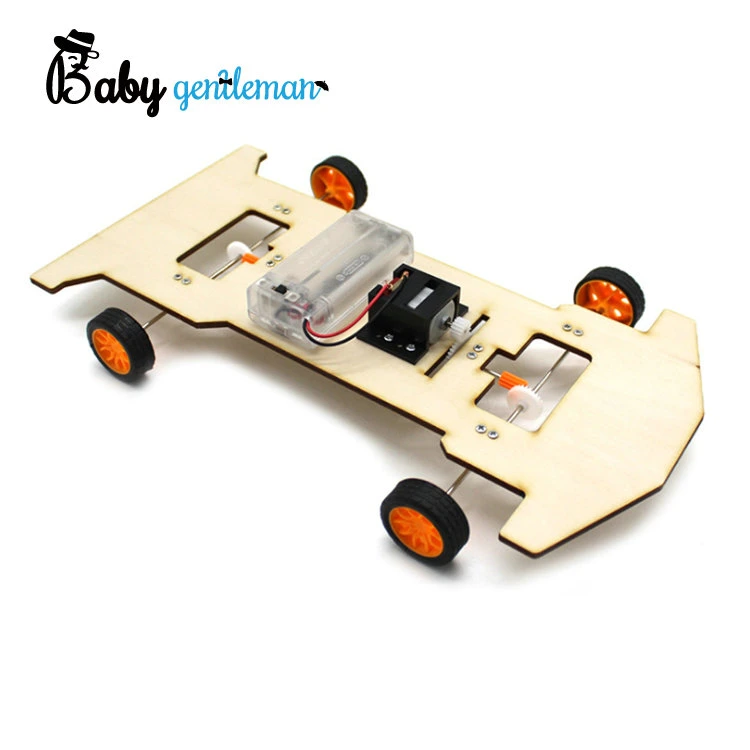 High Quality Kids Science Experiment Kit Wooden DIY Mini Car Toy Z04047g