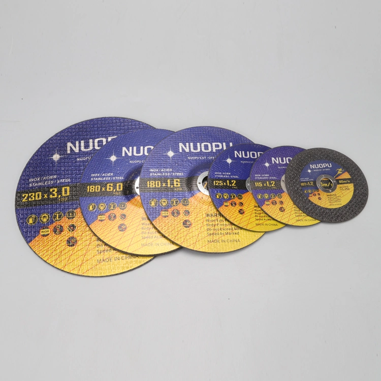 Certificado de la MPa resina de alta calidad de la rueda de corte con disco de corte de metales