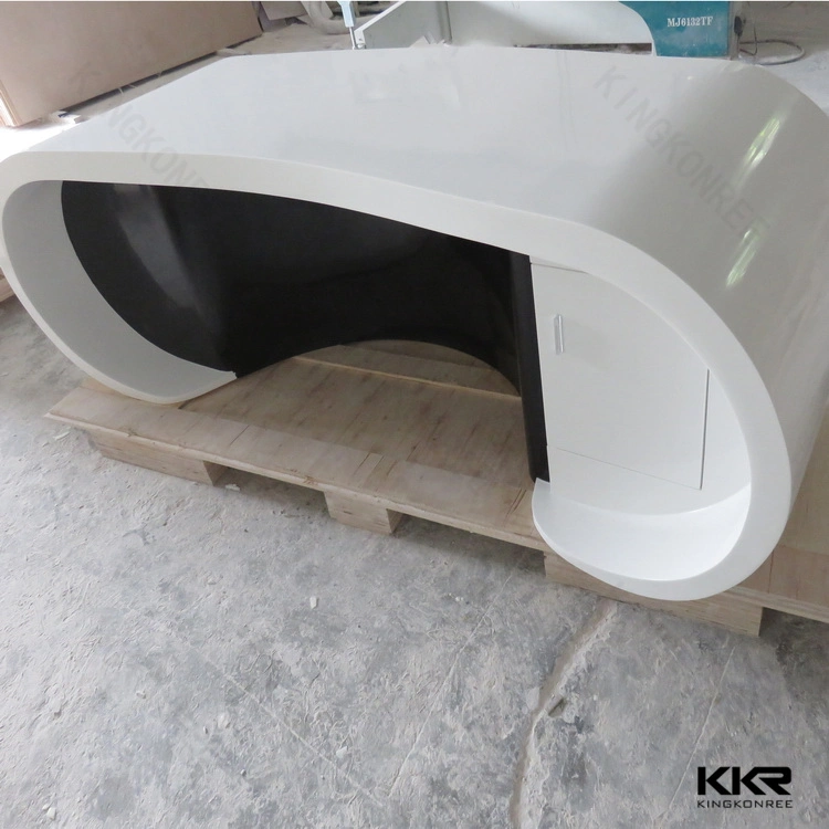 OEM Acrylic Solid Surfac Reception Desk