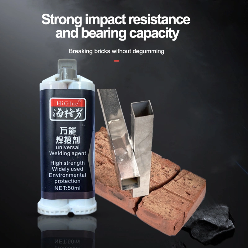 Cola acrílico para enchimento de soldadura de metal líquido Reparação de metal industrial Cola epóxi