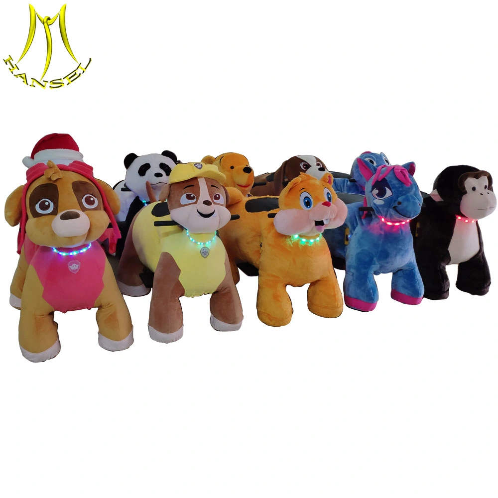 Hansel Amusement Rides Plush Electric Ride on Animals for Children