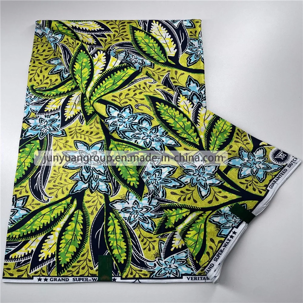 2022 Latest African Veritable Super Holland Veritable Wax Block Print Fabric Golden Wax