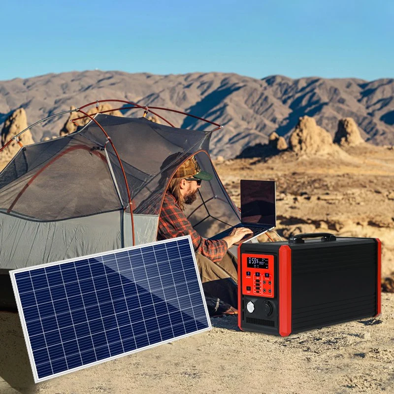 Power Storage Outdoor Camping Portable Power Solar Generator 1500 Watt Continuous Power Supply