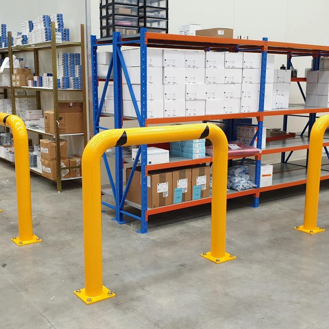 Guardian Steel Machine Guard Yellow Safety Railing