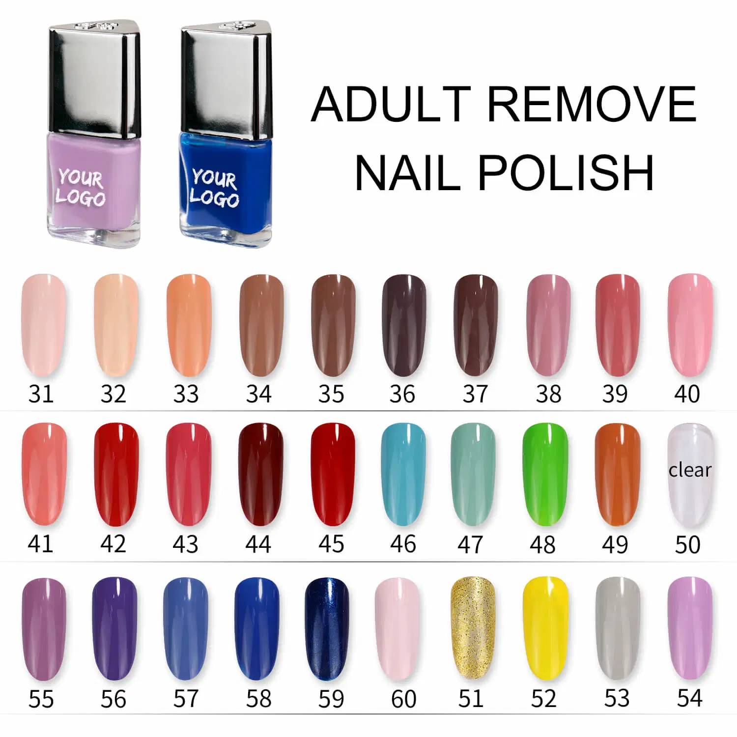 High quality/High cost performance Personal Custom Multi-Color Nail Polish Products