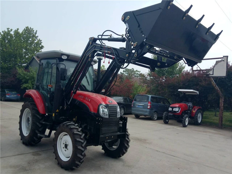 Bon tracteur agricole de qualité avec chargeur frontal de 50 chevaux.