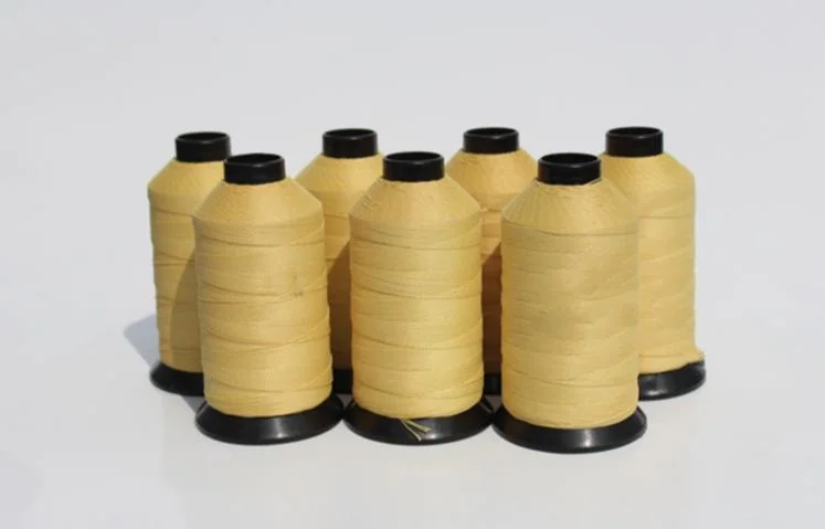 Ignífugo ignífugo de fibra de aramida Kevlar para hilados de aramida de hilo de coser