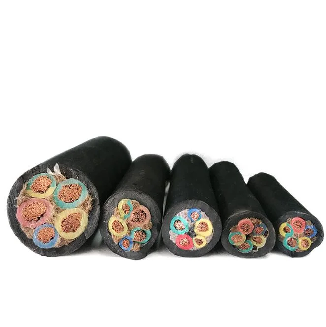 Yq/Yqw/Yz/Yzw/Yc/Ycw 450/750V 0.3-150mm&sup2; 2-5cores Waterproof Flame-Retardant Rubber Sheathed Power Cable and Wires