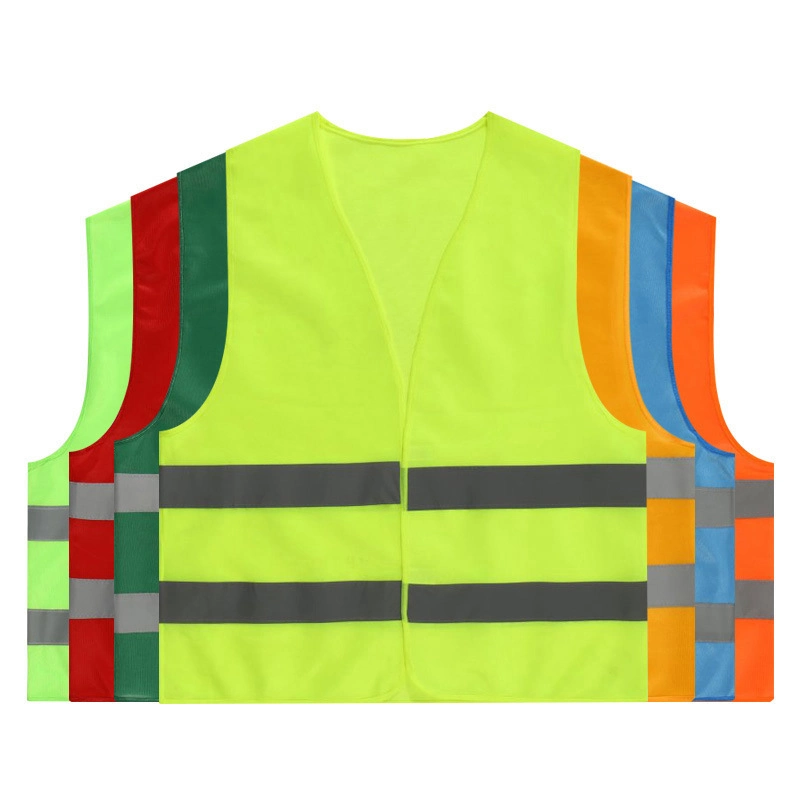 High Visibility Safety Vest Made of Durable Breathable Fabrics