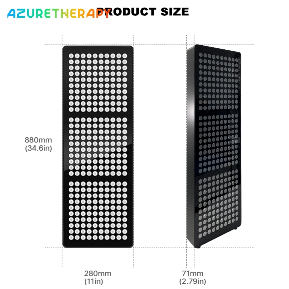 Cuidados com a pele 1500W Pulsemode Controle Remoto 70PCS de infravermelhos do LED do dispositivo do painel de luz vermelha luz de terapia de fototerapia