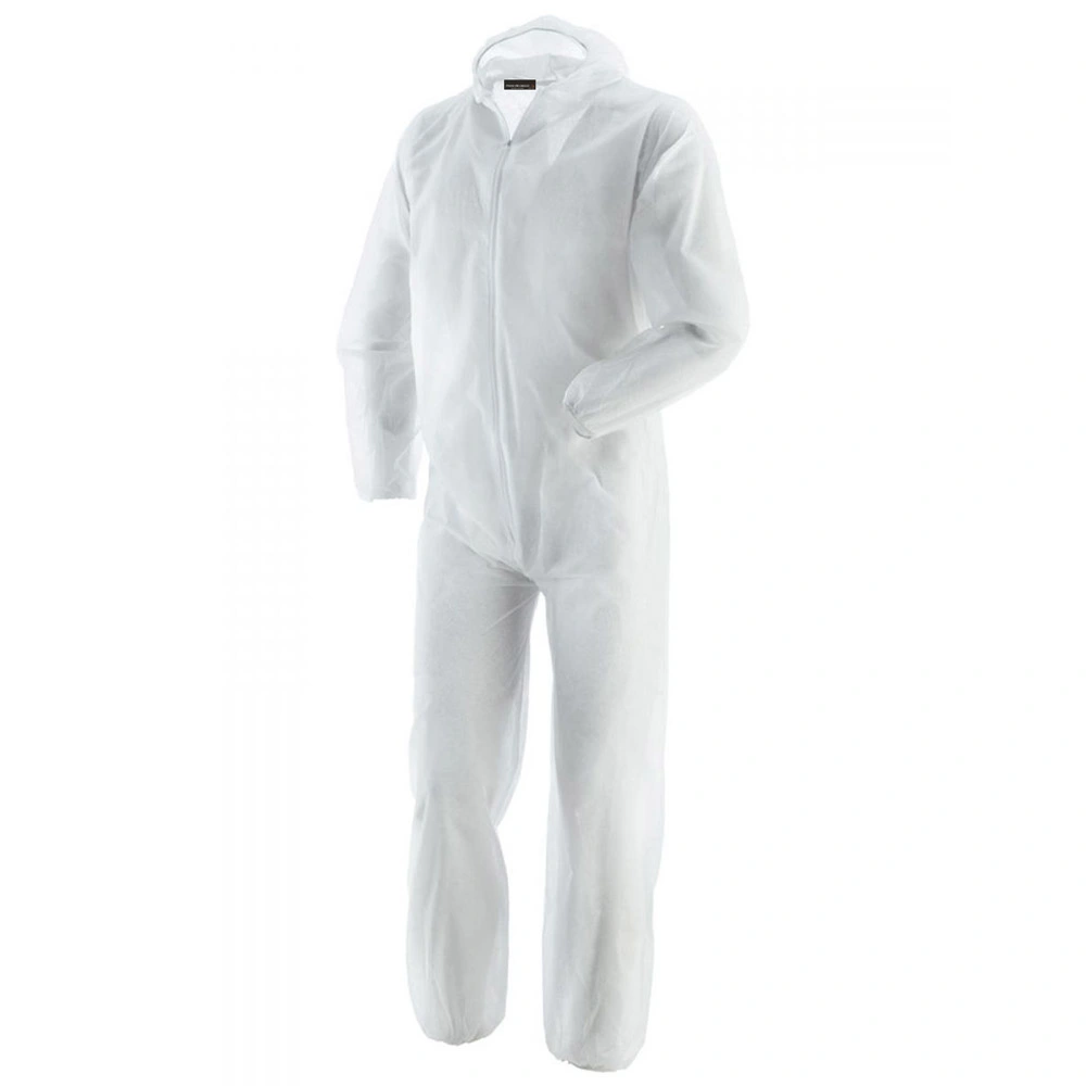 Cheap Fabric Hazmat Suit SMS PPE Microporous Disposable Protective Coveralls Type 5 6 Coverall