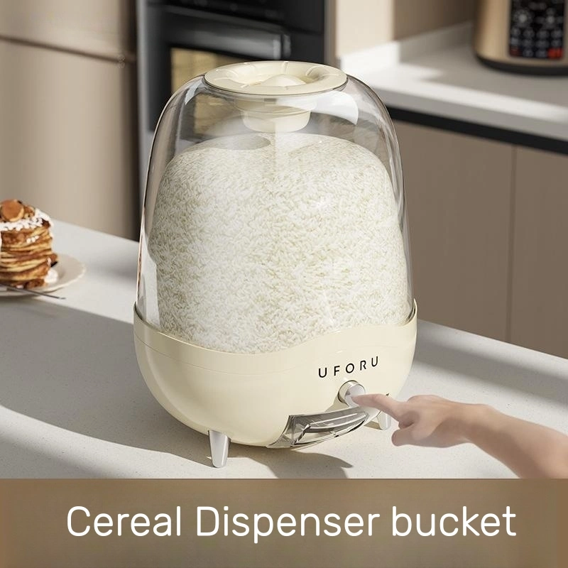 Household Kitchen Utensils Cereal Flour Dispenser Storage Container