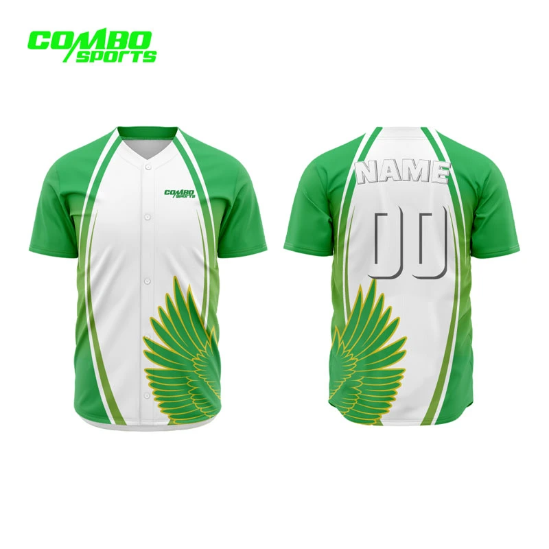 High quality/High cost performance  Sublimation Jersey Custom Sportswearmens Baseball Shirt