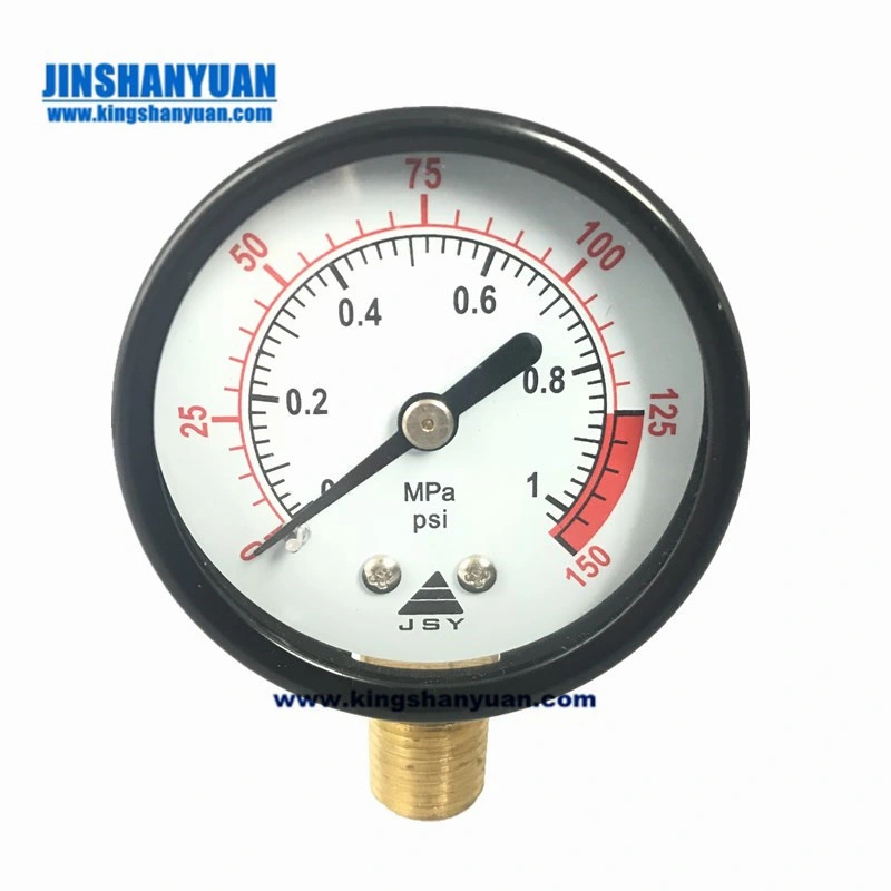 Semi-Copper Alloy Movement Cheap Manometer, Air Water Pressure Gauge